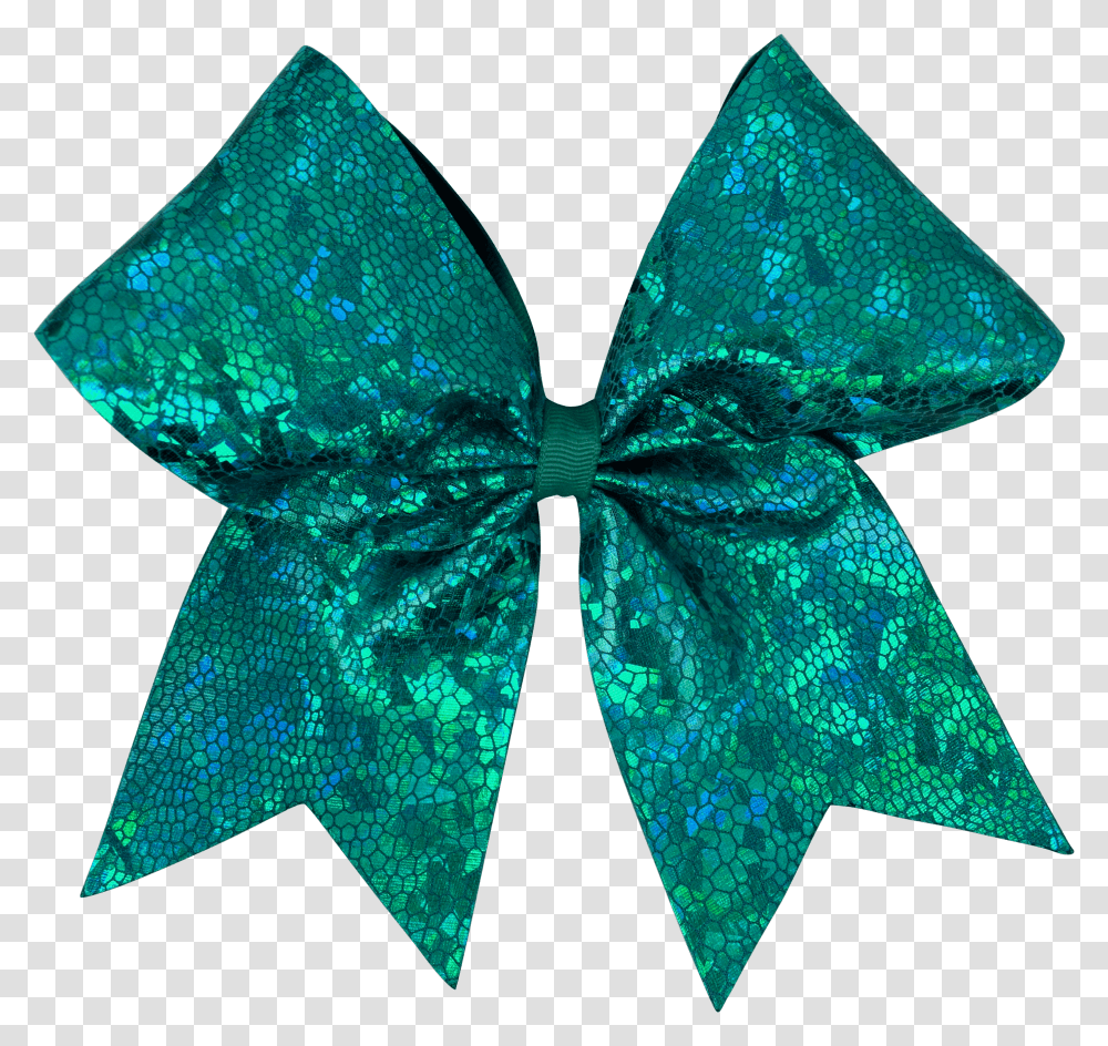 Download Teal Cracked Ice I Love Cheer Hair Bow Gift Portable Network Graphics, Art, Lamp, Star Symbol, Origami Transparent Png