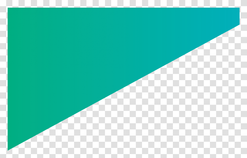Download Teal Gradient Triangle Blue Green Triangle, Screen, Electronics, Text Transparent Png
