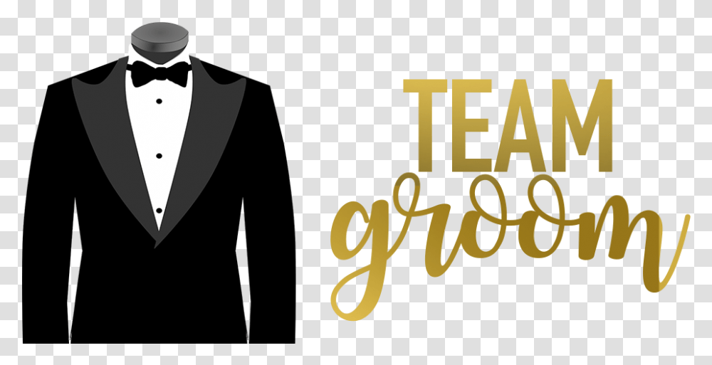Download Team Groom Team Groom Gold Full Size Team Groom, Text, Alphabet, Symbol, Person Transparent Png