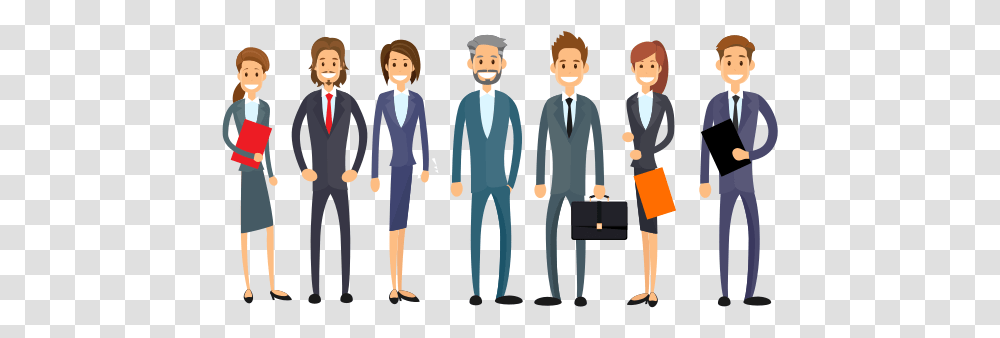 Download Team Image Professional Group Of People, Person, Performer, Bag, Clothing Transparent Png