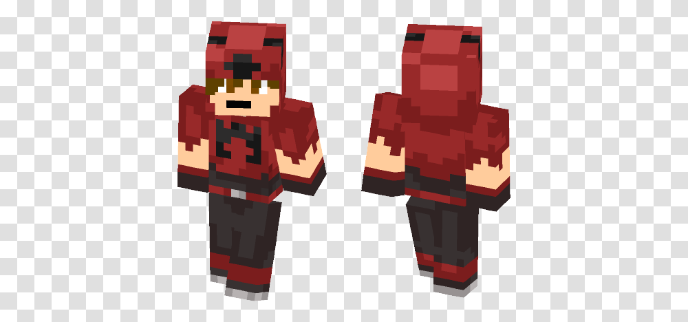 Download Team Magma Minecraft Skin For Simple Boy Minecraft Skins, Couch, Furniture, Pac Man Transparent Png