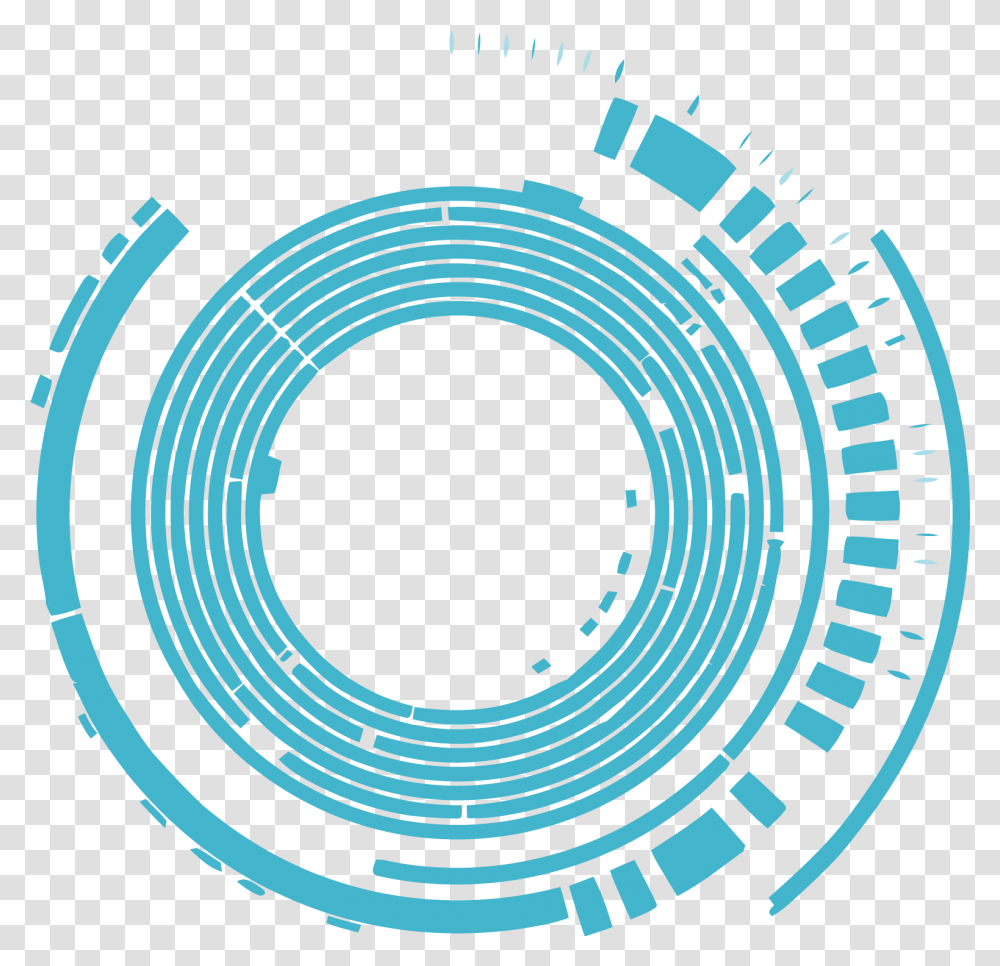 Download Tech Circle Images Simple Tribal Pattern Circle, Spiral, Coil Transparent Png