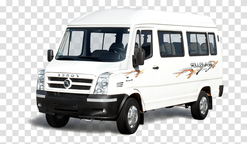 Download Tempo Traveler Tourist Car Price, Van, Vehicle, Transportation, Minibus Transparent Png