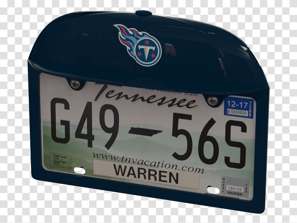 Download Tennessee Titans Baseball Cap Frame Tennessee Number, Vehicle, Transportation, License Plate, Car Transparent Png