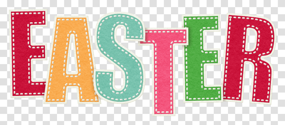 Download Text Easter Picture Free Hq Happy Easter Text, Label, Alphabet, Applique, Pattern Transparent Png