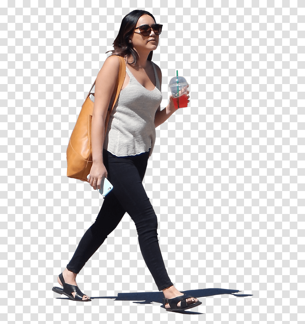 Download Texture People Walking Girl Image With No Alpha Channel Images, Clothing, Sunglasses, Person, Female Transparent Png