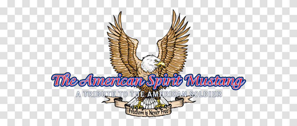 Download The American Spirit Mustang Logo Logo Image Osprey, Eagle, Bird, Animal, Bald Eagle Transparent Png