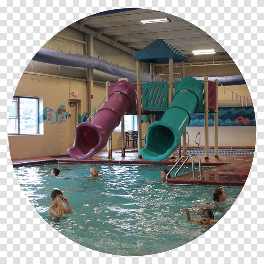 Download The Aquatics Center Water Park, Person, Play Area, Fisheye, Slide Transparent Png