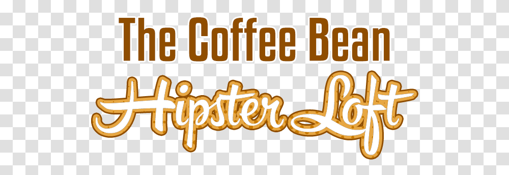 Download The Coffee Bean Hipster Lot Calligraphy, Word, Alphabet, Text, Food Transparent Png