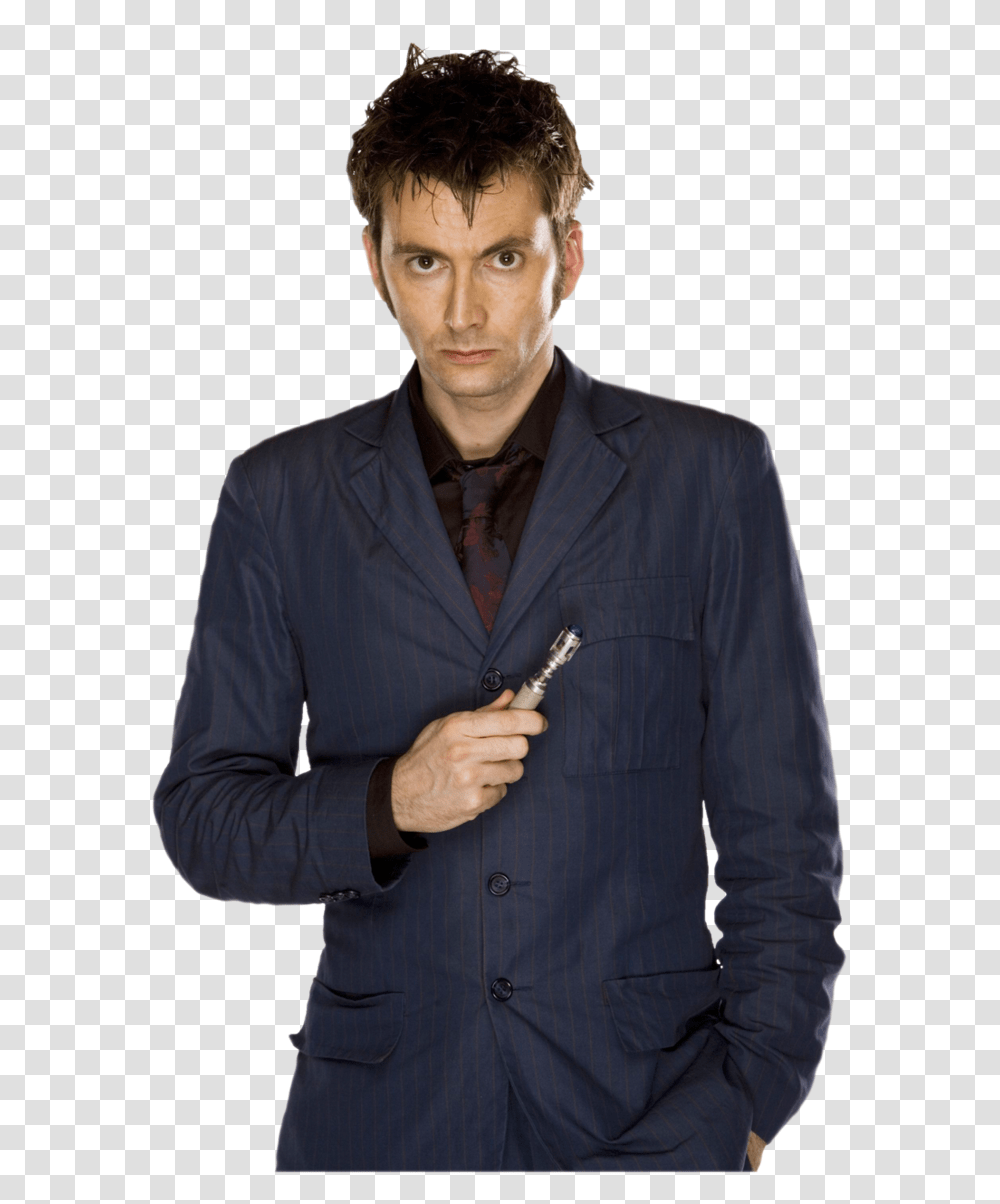 Download The Doctor Hd Doctor Who David Tennant, Tie, Person, Suit Transparent Png
