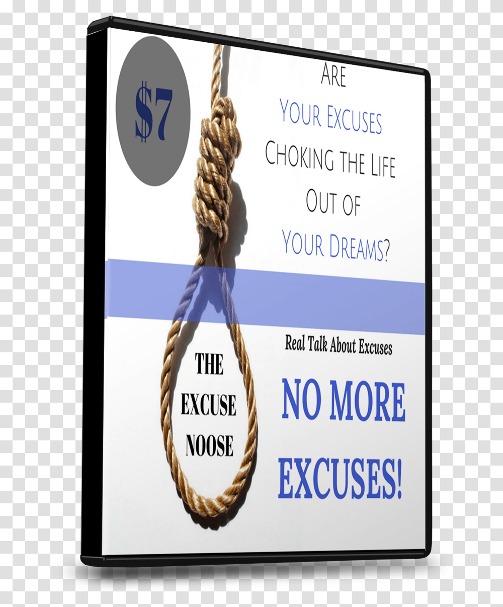 Download The Excuse Noose Image Medal, Text, Label, Hair, Rope Transparent Png