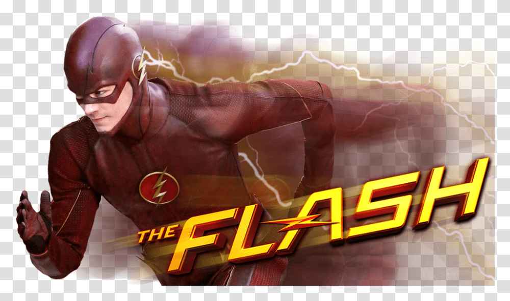 Download The Flash The Flash, Person, Text, Alphabet, Game Transparent Png