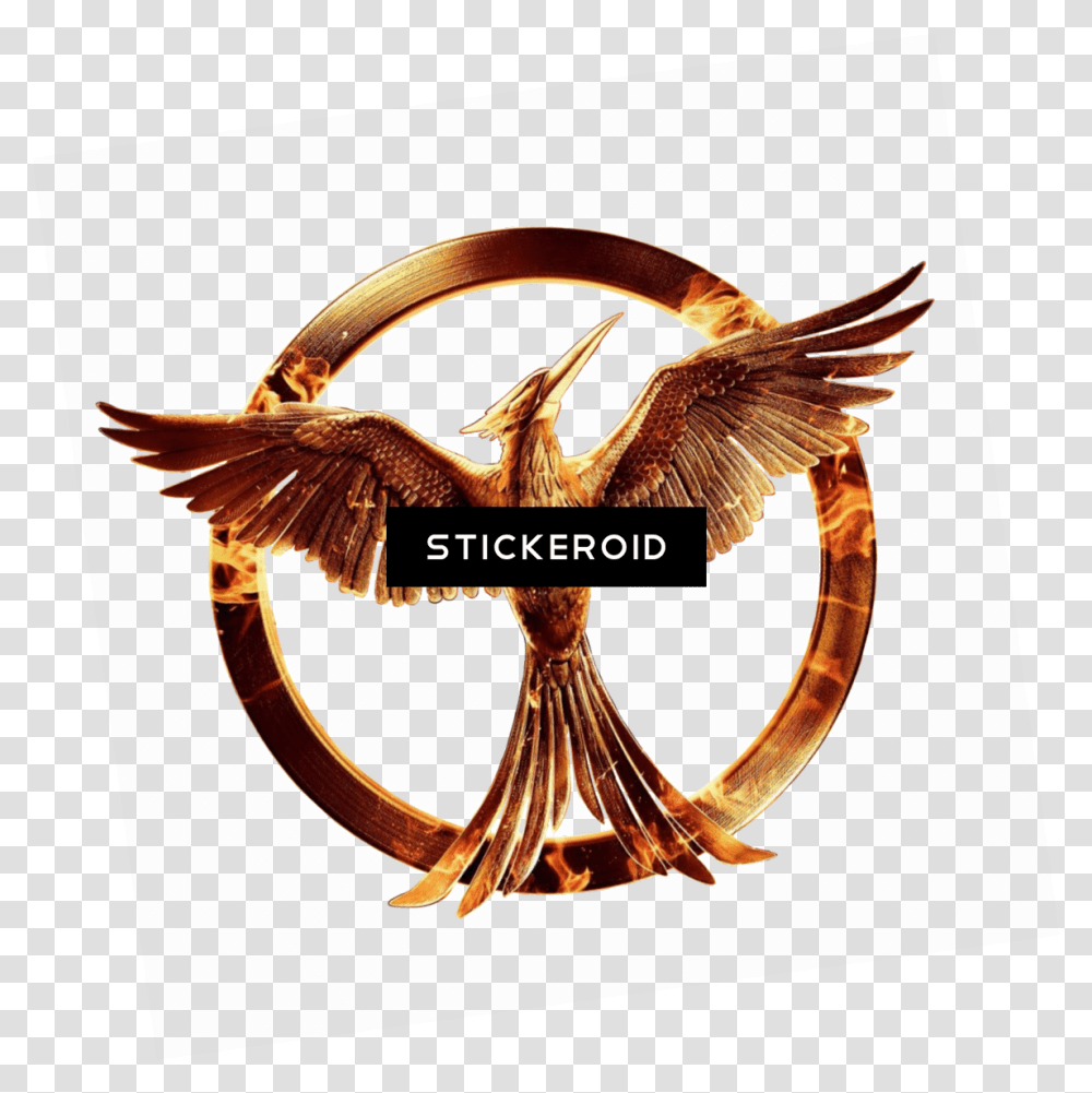 Download The Hunger Games Mockingbird Logo Hunger Games Mockingjay, Animal, Symbol, Trademark, Emblem Transparent Png