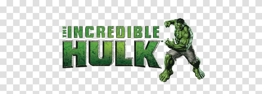 Download The Incredible Hulk Logo Background Hulk Logo, Plant, Person, Green, People Transparent Png