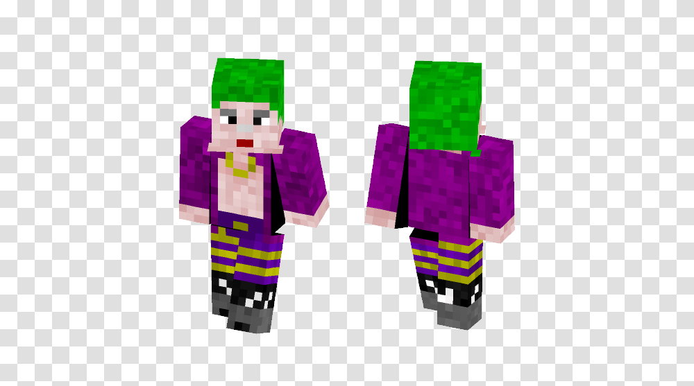 Download The Joker Suicide Squad Minecraft Skin For Free, Costume, Apparel Transparent Png