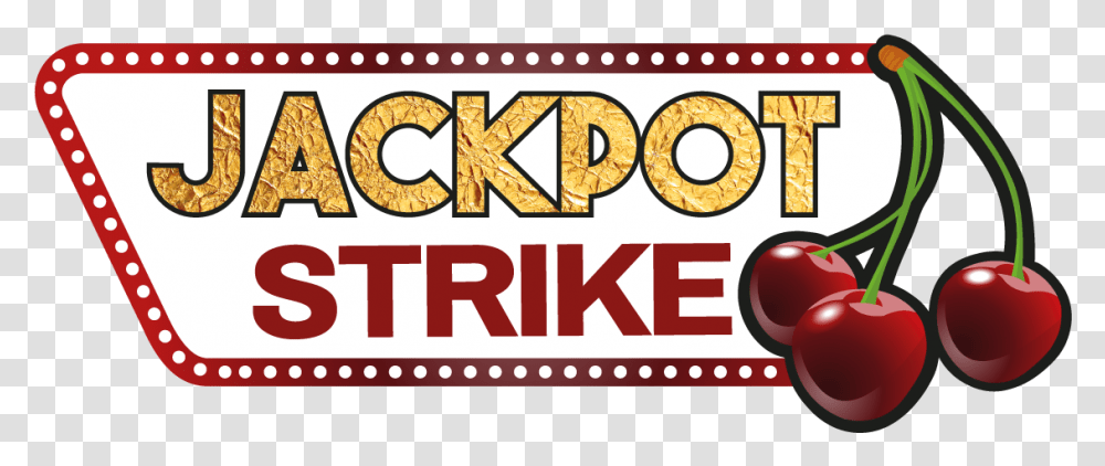 Download The Launch Of Jackpot Strike Jackpot Strike Apple, Label, Text, Word, Alphabet Transparent Png