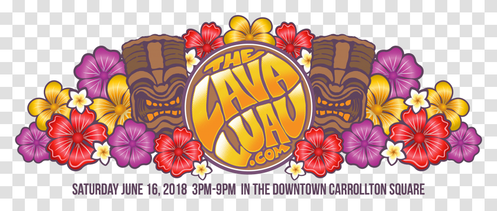 Download The Lava Luau Facebook Image With No Illustration, Graphics, Art, Floral Design, Pattern Transparent Png