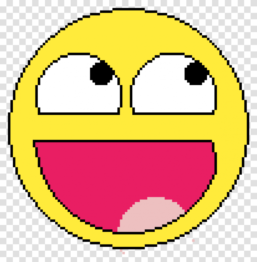 Download The Lol Face Hello Kitty Cinnamoroll Gifs Full 75 Block Circle Minecraft, Label, Text, Pac Man, Sticker Transparent Png
