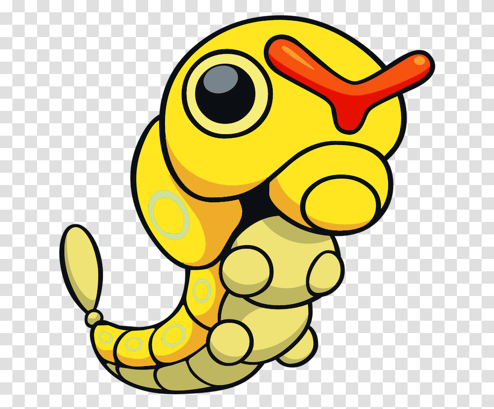 Download The Mystical Golden Caterpie Pokemon Shiny Caterpie, Light, Graphics, Art, Hand Transparent Png