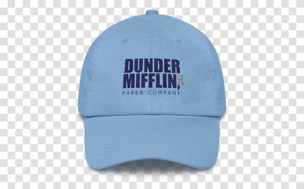Download The Office Dunder Mifflin Cotton Cap Dunder Baseball Cap, Clothing, Apparel, Hat, Swimwear Transparent Png