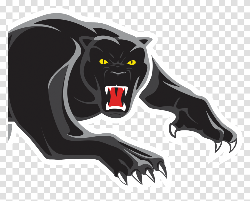 Download The Panthers Panthers Logo Rugby League Image Penrith Panthers Logo Vector, Mammal, Animal, Wildlife, Ape Transparent Png