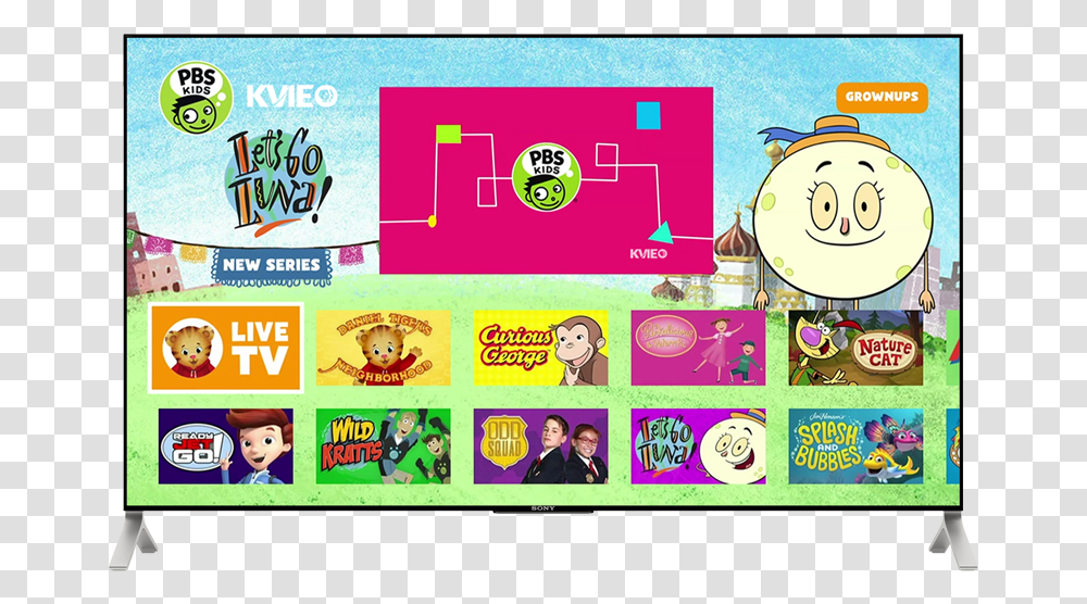 Download The Pbs Kids App Pbs Kids Apple Tv, Person, Human, Text, Pac Man Transparent Png