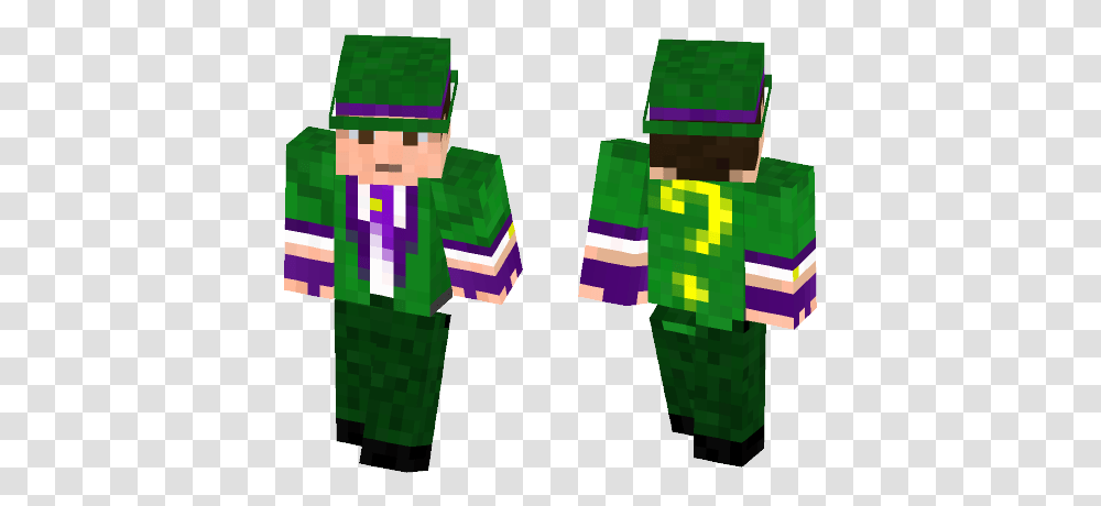 Download The Riddler Minecraft Skin For Ninja Minecraft Skin, Legend Of Zelda Transparent Png