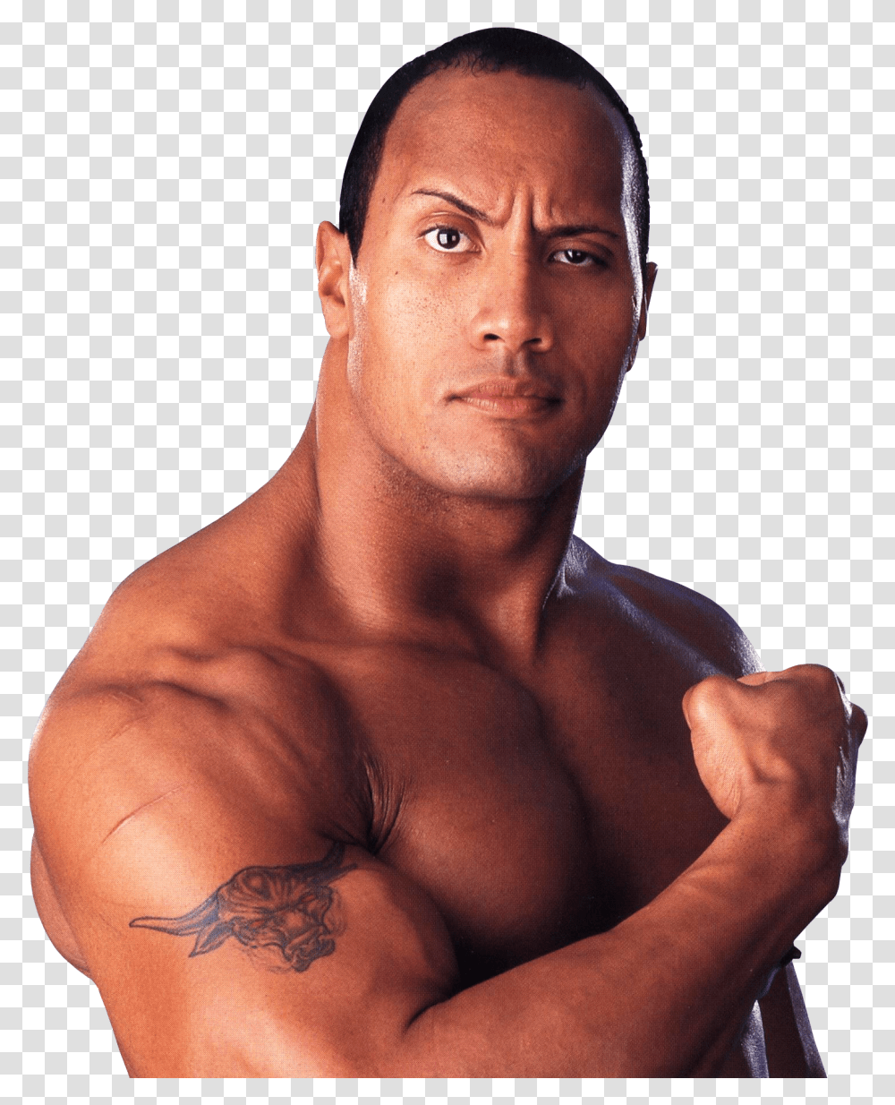 Download The Rock Image Dwayne Johnson Looks Like The Rock, Skin, Person, Human, Tattoo Transparent Png