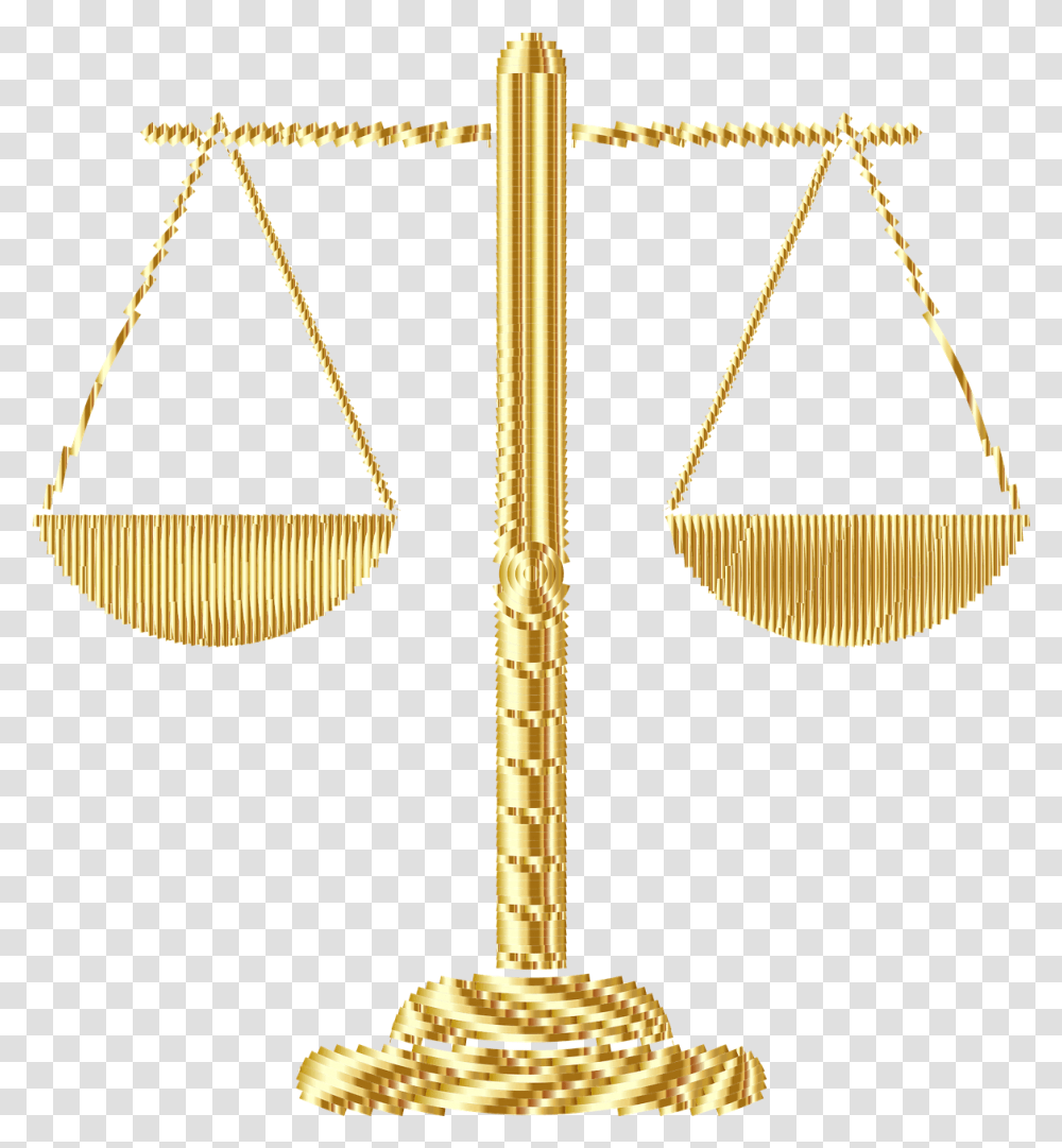 Download The Scales Of Justice Gold Law Scales Full Size Gold Scales Of Justice Background, Symbol, Lamp Transparent Png