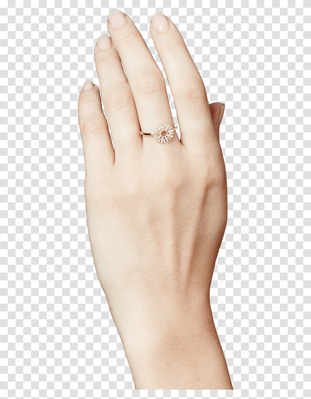 Download The Summer Shine Rose Gold Engagement Ring Engagement Ring, Person, Human, Accessories, Accessory Transparent Png