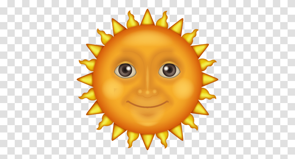 Download The Sun Face Emoji Emoji Island, Toy, Nature, Outdoors, Plant Transparent Png