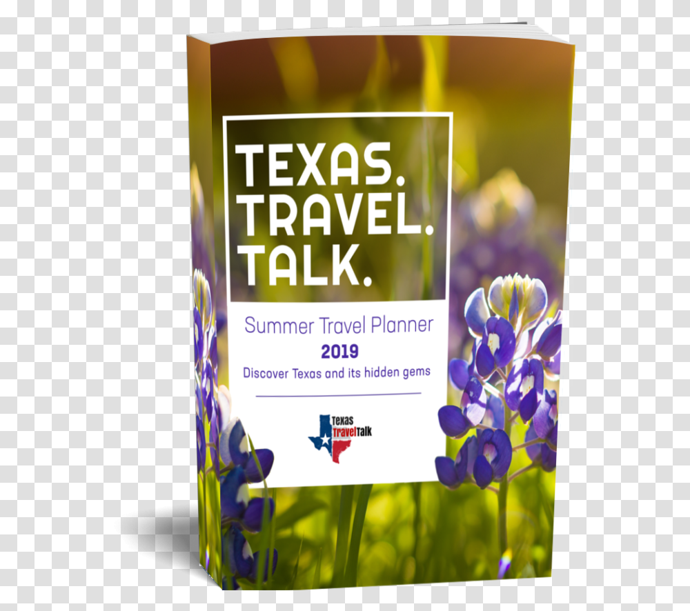 Download The Texas Summer Travel Planner 2019 Ebook Delphinium, Poster, Advertisement, Flyer, Paper Transparent Png
