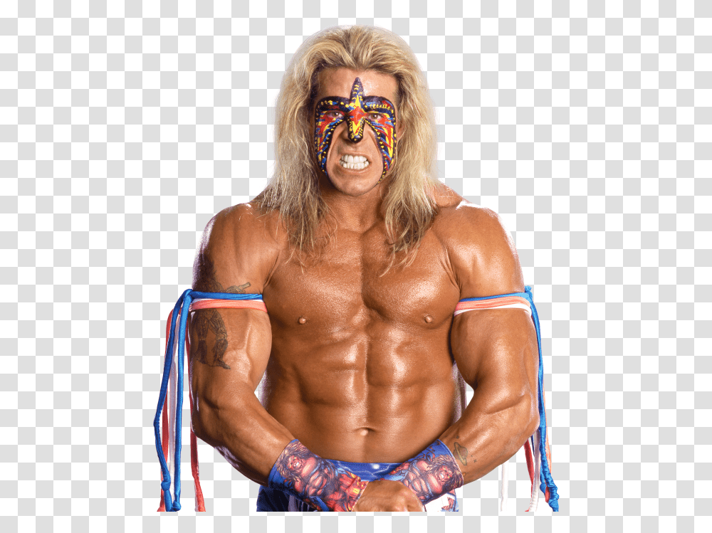 Download The Ultimate Warrior Wwe Ultimate Warrior, Person, Face, Skin, Man Transparent Png
