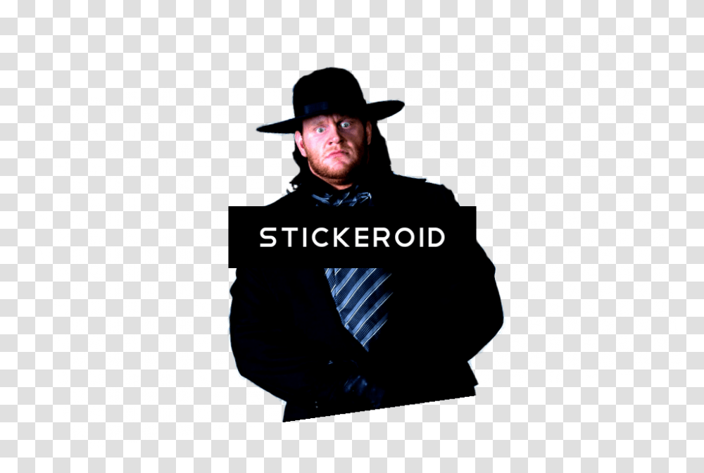 Download The Undertaker Wwe Undertaker, Clothing, Person, Silhouette, Hat Transparent Png