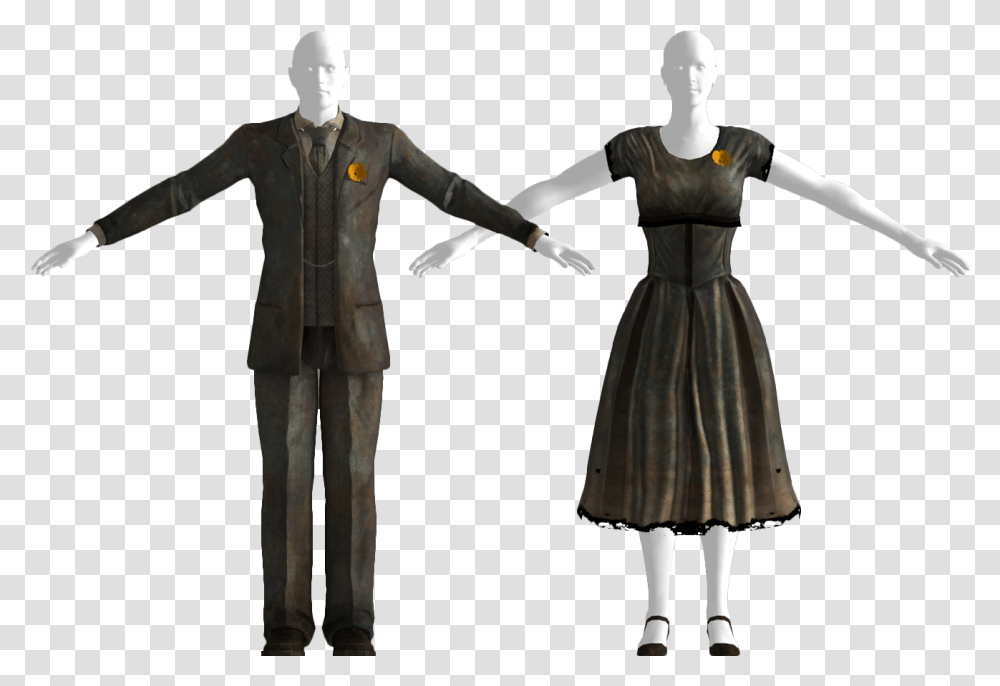 Download The Vault Fallout Wiki Fallout New Vegas Dress Fallout New Vegas Dress, Person, Clothing, Figurine, Statue Transparent Png
