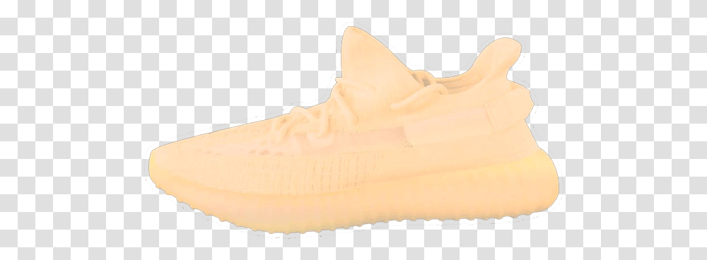 Download The Yeezy Boost 350 V2 Glow In Yeezy 350 V2 Glow In The Dark Orange, Clothing, Apparel, Shoe, Footwear Transparent Png