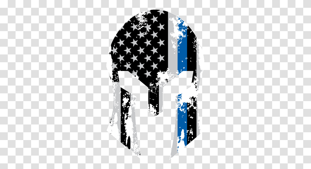 Download Thin Blue Line American Flag Flag Of The United States, Clothing, Cross, Symbol, Stencil Transparent Png