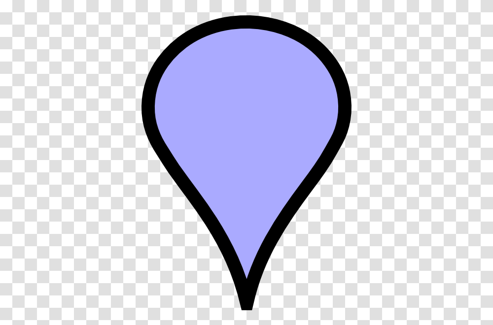 Download This Free Clipart Design Of Google Maps Icon Clip Art, Balloon, Heart, Plectrum Transparent Png