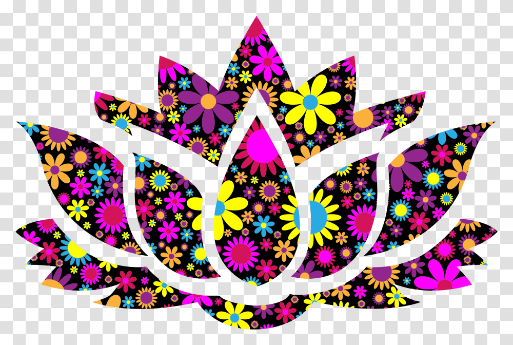 Download This Free Icons Design Of Floral Lotus Flower Lotus Flower Green, Graphics, Art, Pattern, Floral Design Transparent Png
