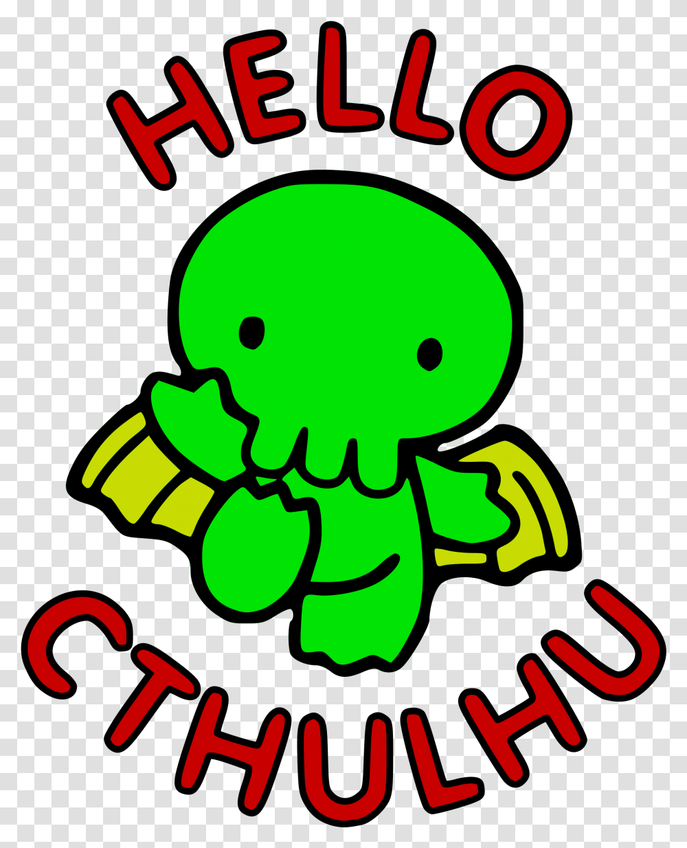 Download This Free Icons Design Of Hello Cthulhu, Poster, Advertisement, Symbol Transparent Png