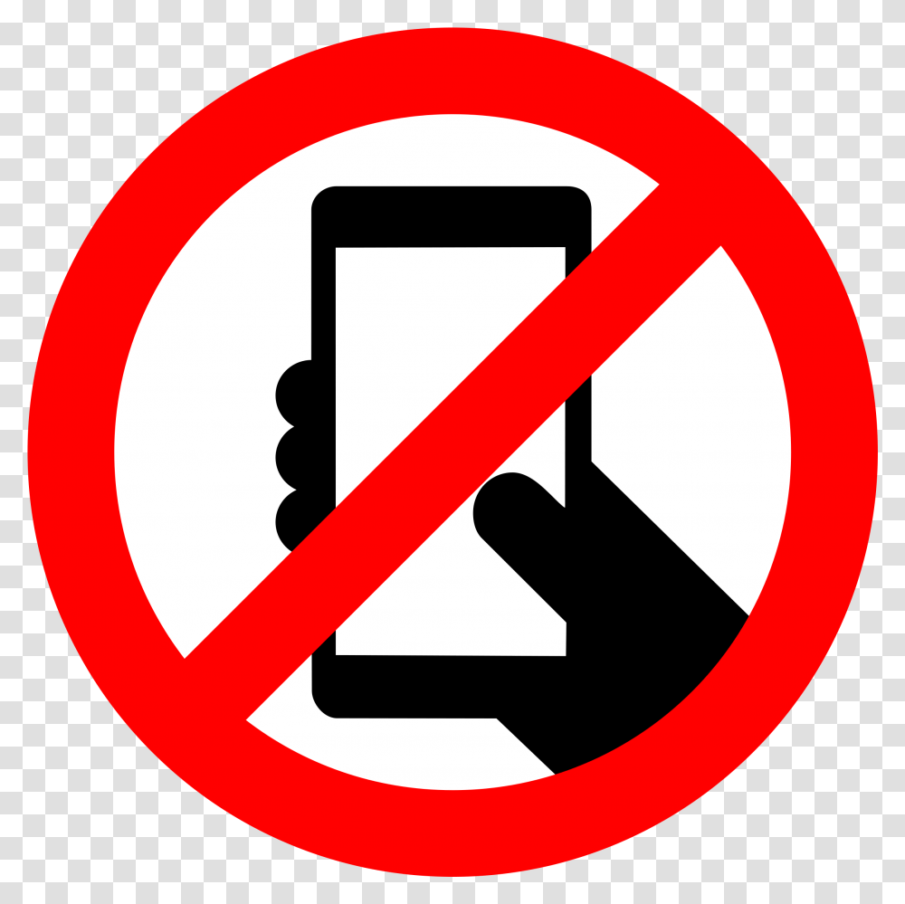 Download This Free Icons Design Of No Cell Phone Icon, Symbol, Road Sign, Stopsign Transparent Png