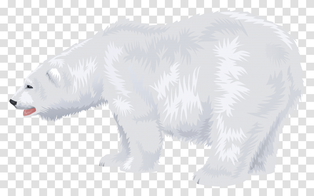 Download This High Resolution Polar Bear Background Clip Art Polar Bear, Wildlife, Mammal, Animal, Bird Transparent Png