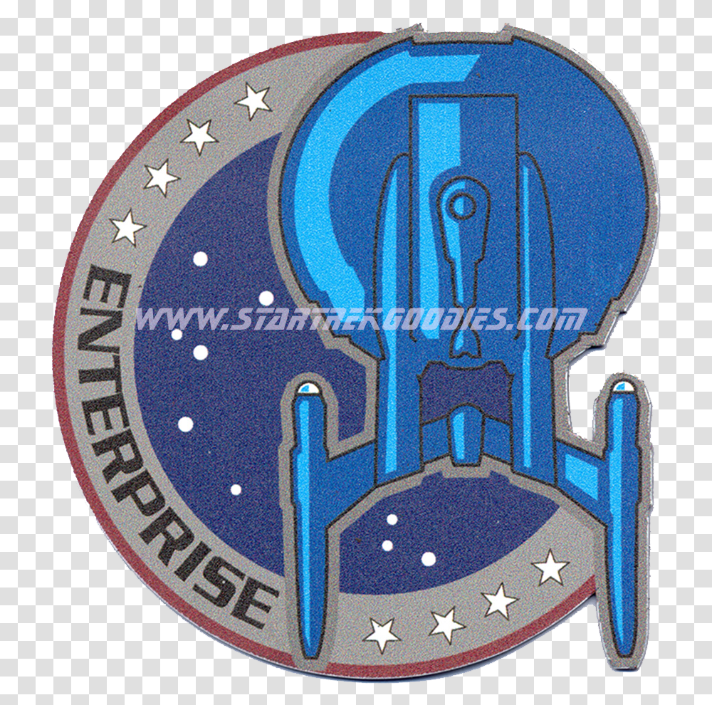 Download This Unique Star Trek Enterprise Patch Throw Badge, Logo, Symbol, Trademark, Emblem Transparent Png