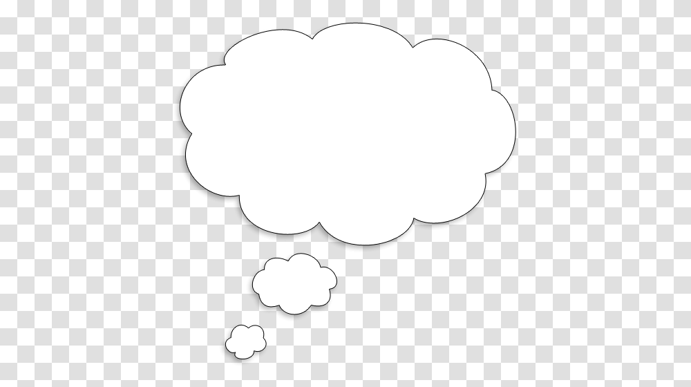 Download Thought Bubble Free Image And Clipart Thought Cloud, Stencil, Silhouette, Lamp, Balloon Transparent Png