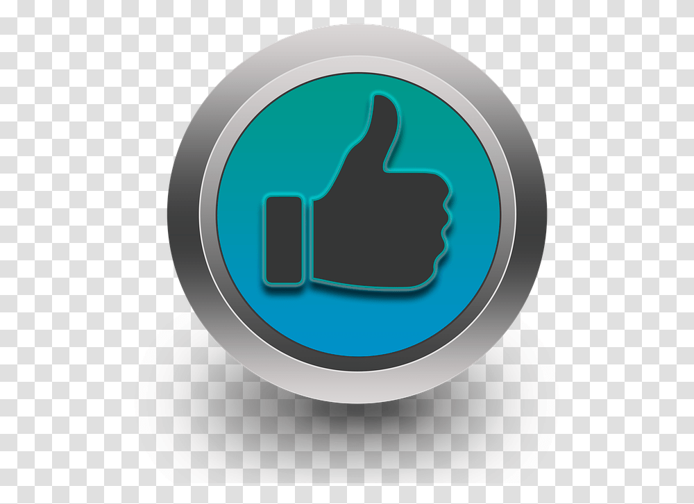 Download Thumbs Up Like Button Full Size Image Pngkit Emblem, Hand, Symbol, Text, Logo Transparent Png