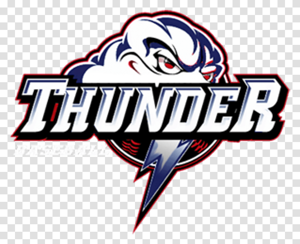 Download Thunder Logo Thunder Baseball Team Logo, Text, Legend Of Zelda, Final Fantasy, Unreal Tournament Transparent Png