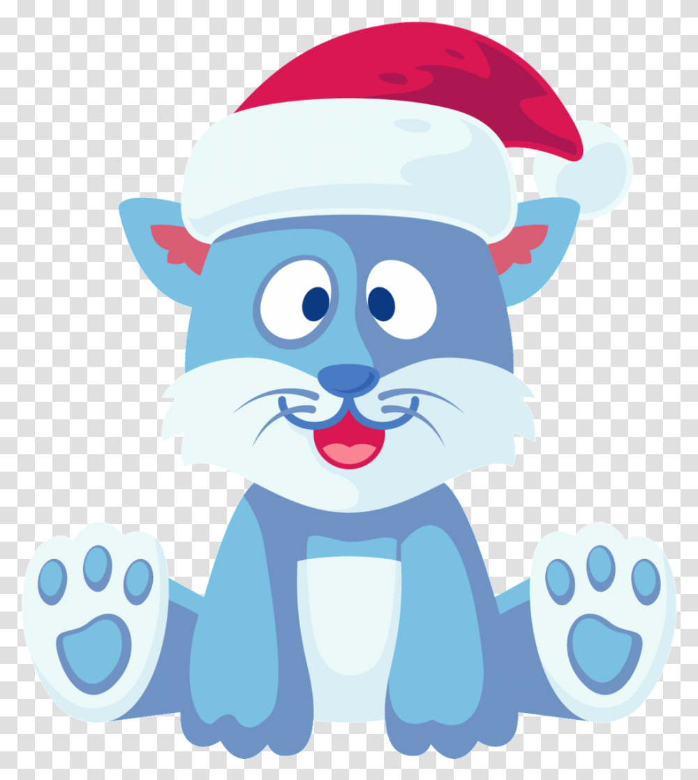 Download Tiger Cartoon Sitting In A Christmas Cartoon, Chef, Graphics, Food, Performer Transparent Png