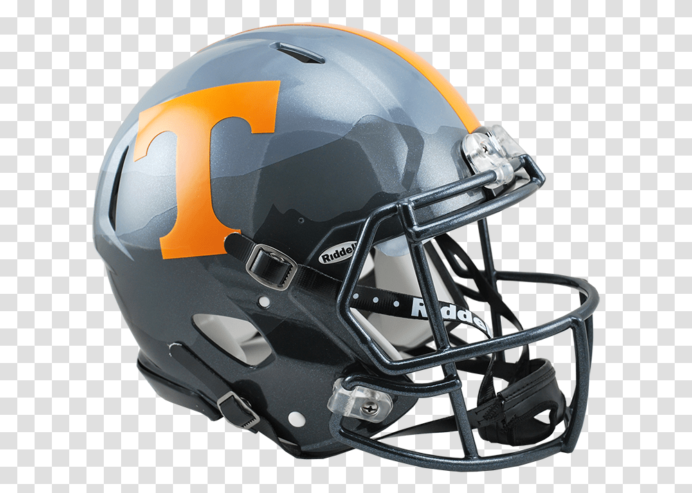 Download Tn Smokey Grey Helmet Tennessee Football Mountain Helmet, Clothing, Apparel, Football Helmet, American Football Transparent Png