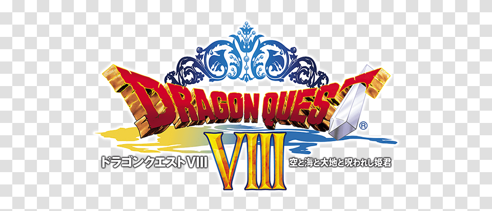 Download To Celebrate This Occasion Square Enix Is Having Dragon Quest Viii Logo, Text, Clothing, Art, Label Transparent Png