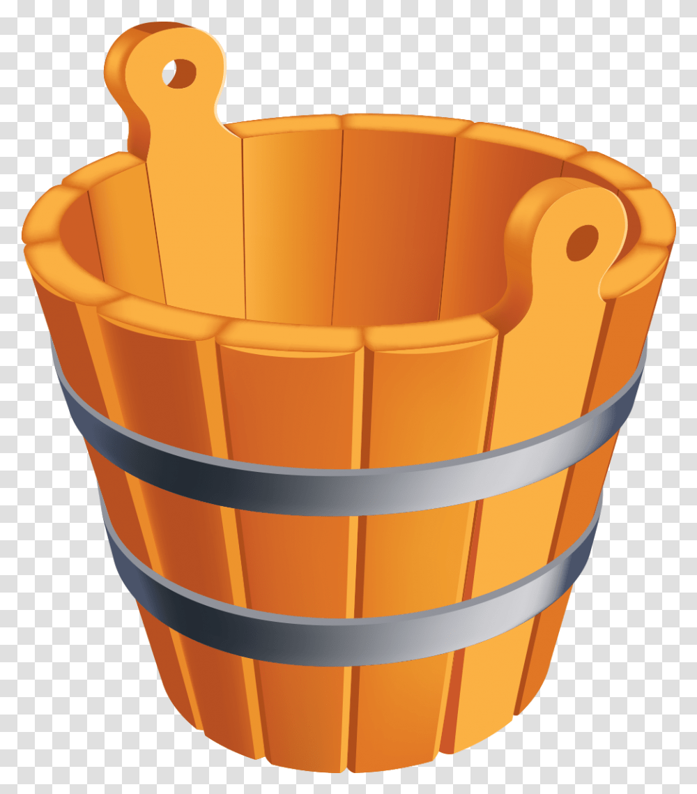 Download To Fill This Bucket We Use Wooden Water Bucket Clipart, Basket Transparent Png